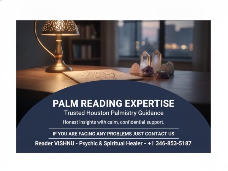 The best palm reader Houston office spiritual objects lighting