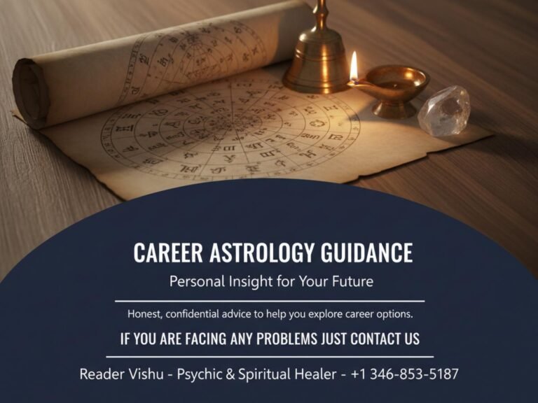 Career consultation astrology tools and Vedic chart in Houston office