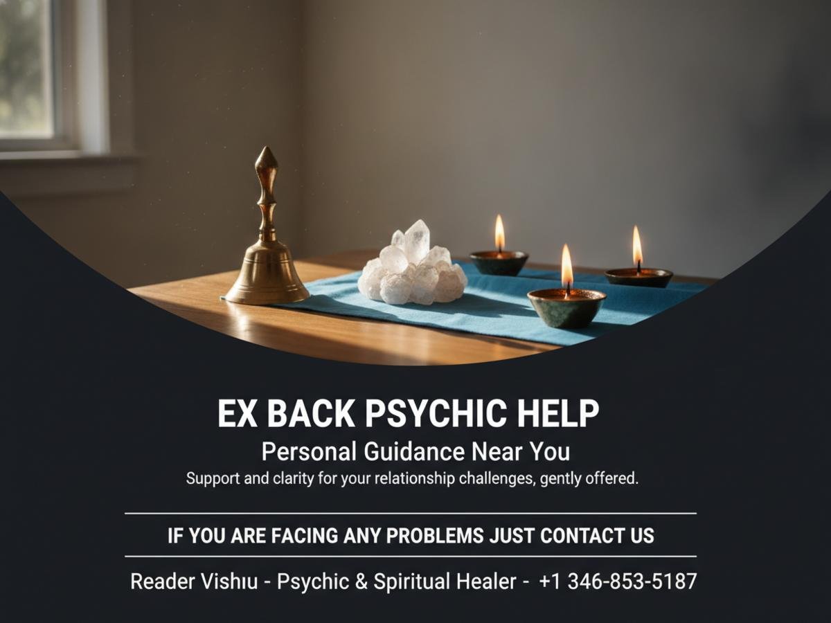 warm spiritual setup with astrological tools representing ex back psychic near me Houston