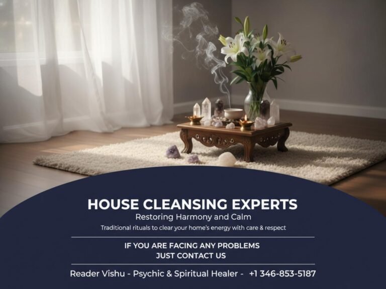 House cleansing services Houston spiritual energy clearing scene