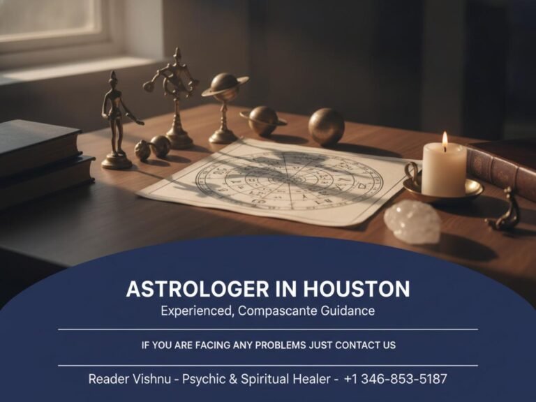 Calm astrological birth chart and spiritual tools astrologer in Houston