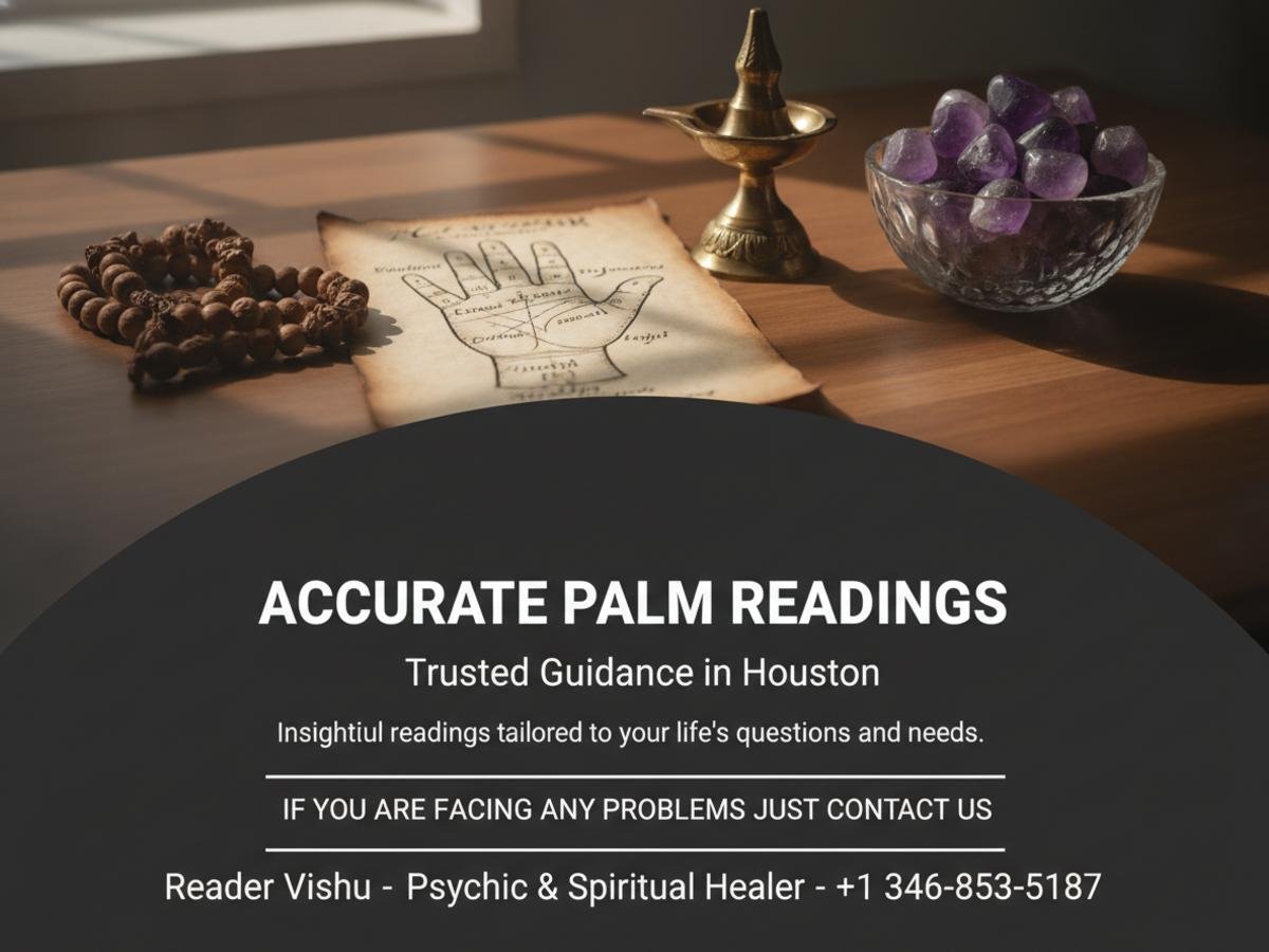 Best palm reader services at calm Houston astrology office