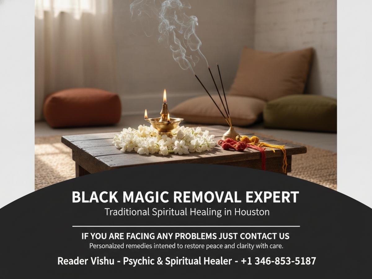How a Black Magic Removal Expert in Houston, TX Can Help You black magic removal expert spiritual tools on wooden table Houston TX