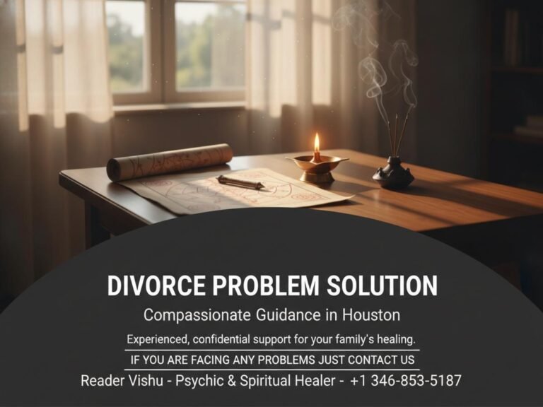 Calm Vedic astrology tools for divorce problem solution in Houston, TX