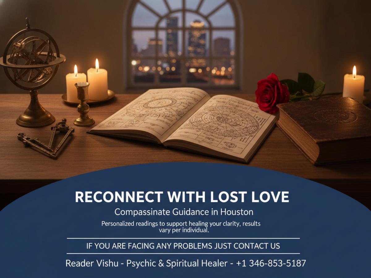 Ex love back astrologer reading with kundli chart in Houston office