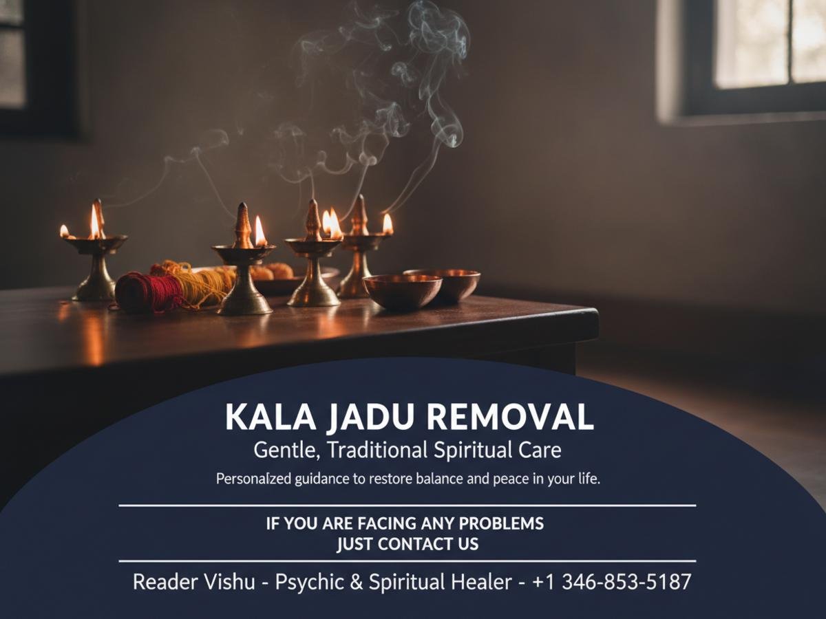 Spiritual altar for kala jadu removal in Houston TX calm scene