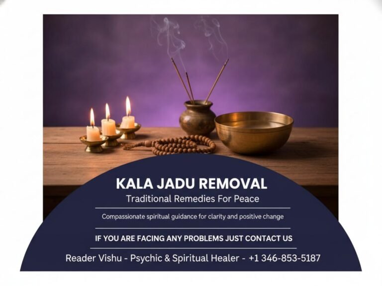 Traditional spiritual altar for kala jadu removal in Houston TX