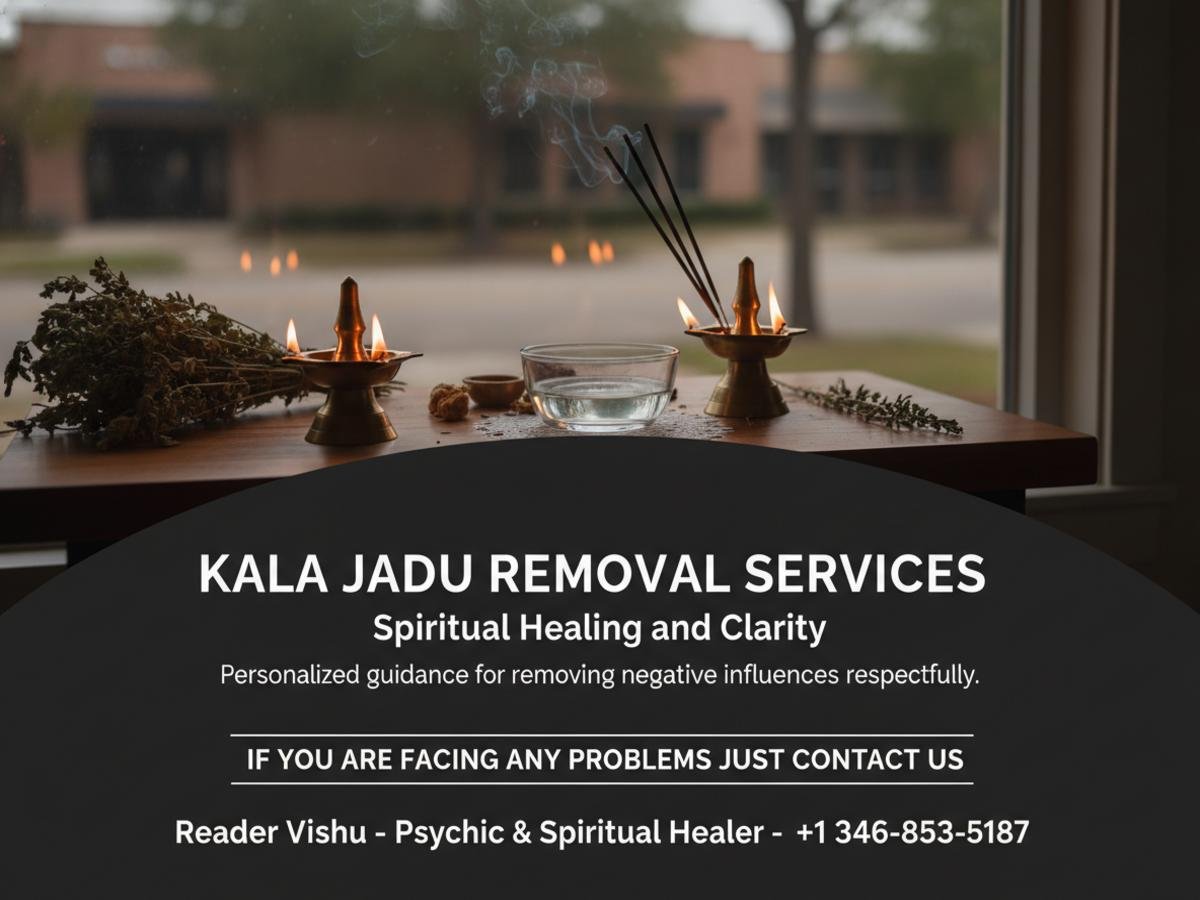 Softly lit wooden altar for kala jadu removal Houston spiritual healing