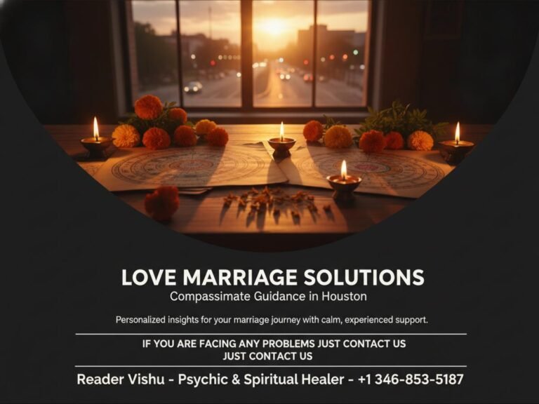 Vedic astrology charts and ceremonial items for love marriage solutions Houston, TX