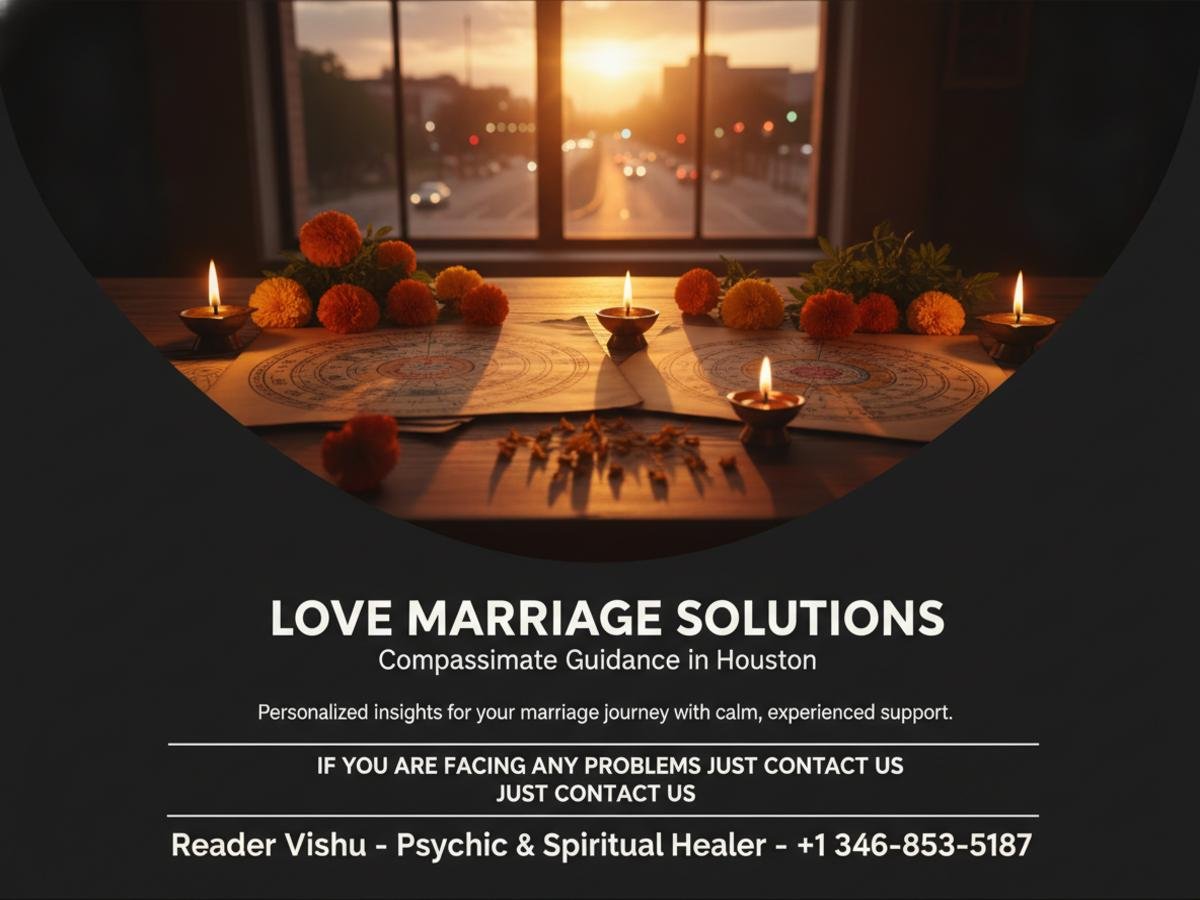 Vedic astrology charts and ceremonial items for love marriage solutions Houston, TX
