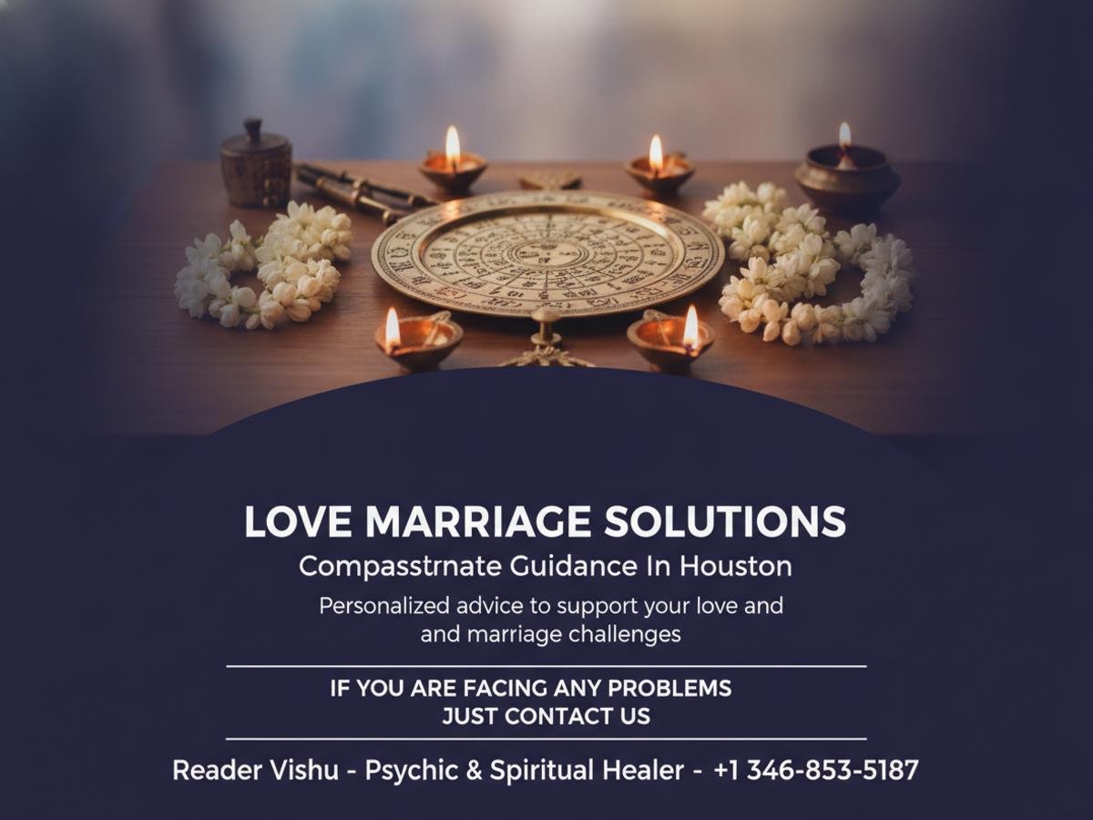 How a Love Marriage Solutions Astrologer Helps in Houston, TX Astrological tools for love marriage solutions astrologer Houston, TX