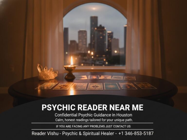tarot cards and oil lamp for psychic reader near me Houston TX