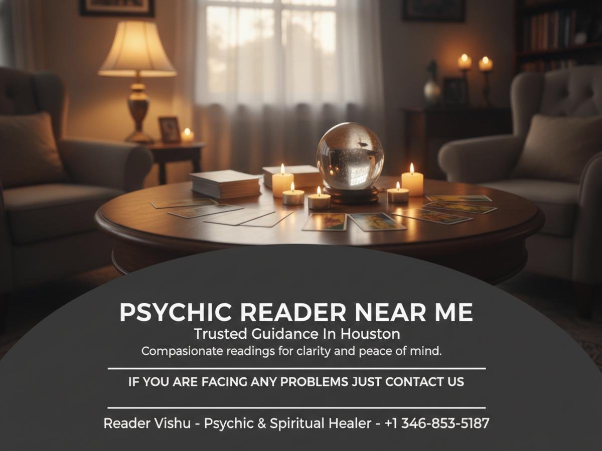 Psychic reader near me tools in Houston TX consultation room