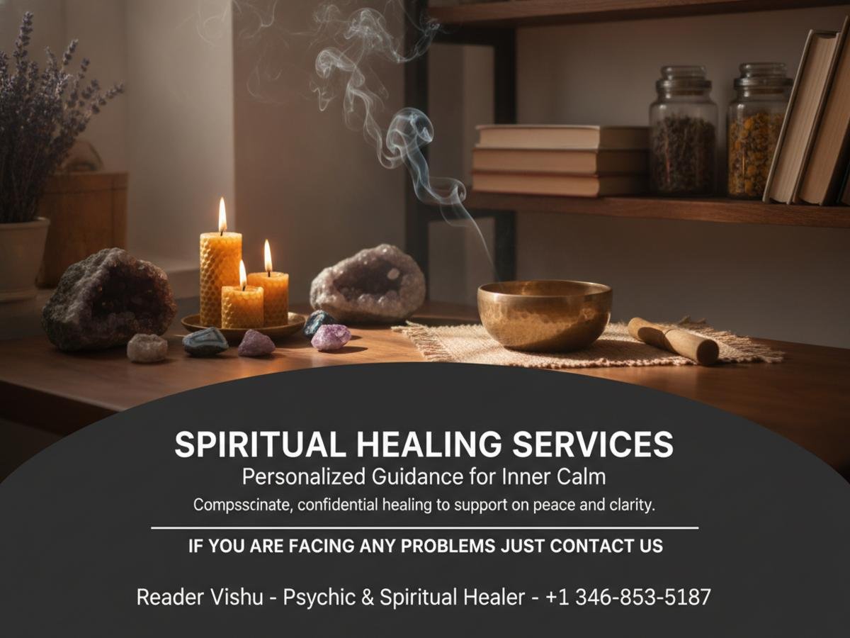 How a Spiritual Healer in Houston Can Support Your Wellbeing Spiritual healer crystals candles peaceful room Houston Texas