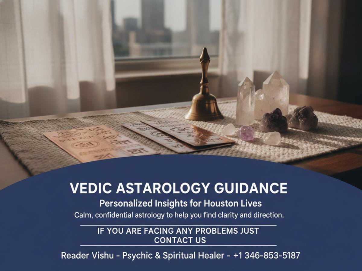 How a Vedic Astrologer in Houston Can Guide Your Path
SLUG Vedic astrologer tools on wooden desk Houston TX