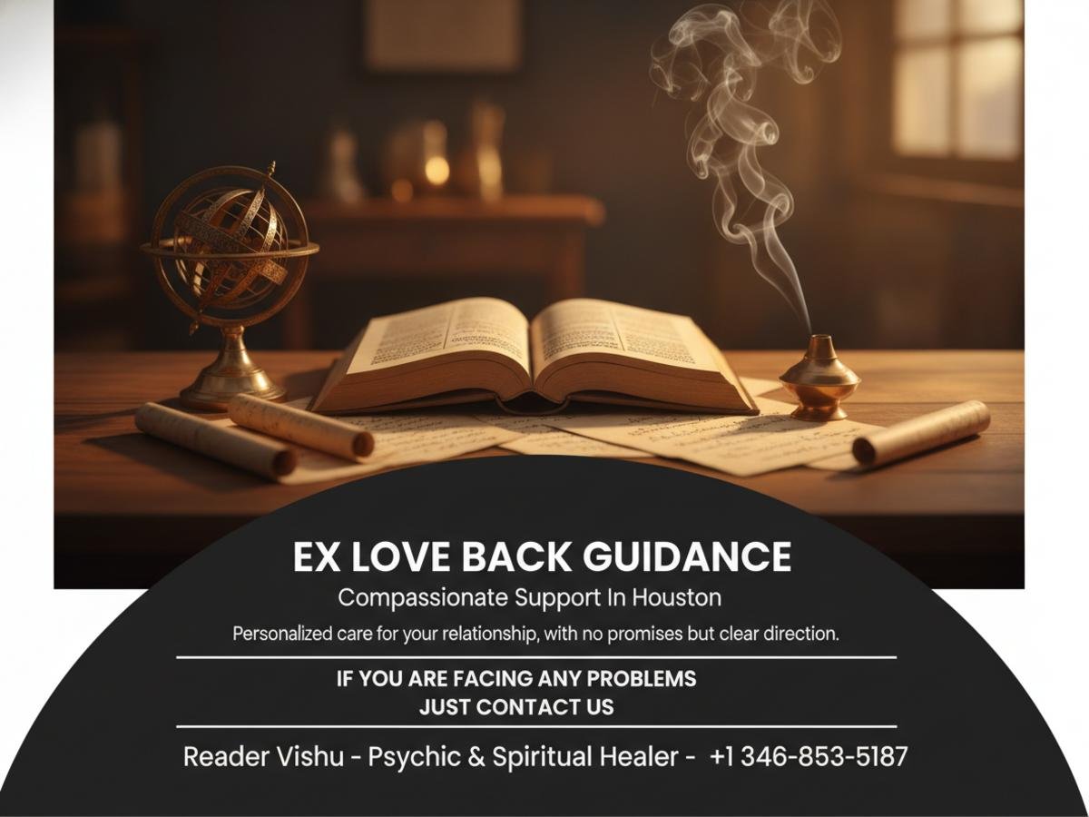 How an Ex Love Back Astrologer in Houston Can Help You Heal Elegant astrology tools and notes for ex love back astrologer Houston office