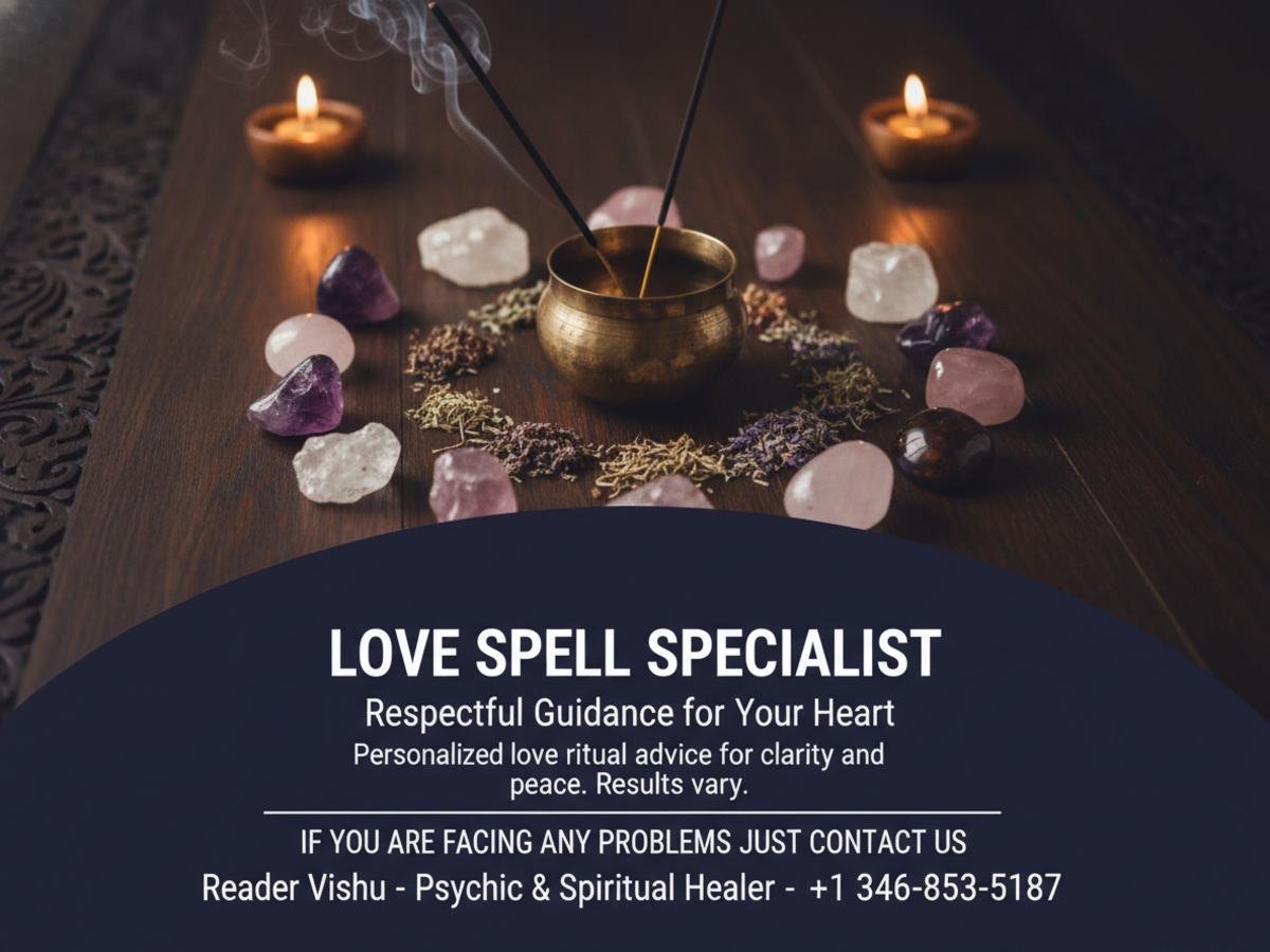 How a Powerful Love Spell Specialist Can Help in Houston, TX Warm spiritual altar with ritual items for love spell Houston TX